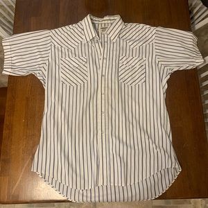 Vintage Rudduck Short Sleeve Western Pearl Snap